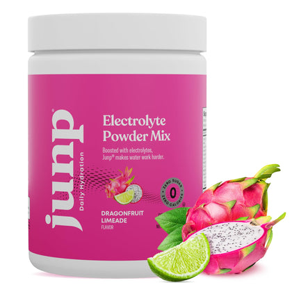 JUNP Electrolytes Powder No Sugar No Carbs - Exotic Tropical Dragonfruit Limeade Drink Mix - Potassium & Salt Electrolyte Hydration Powder Zero Calorie Sugar Free Electrolyte Powder, Keto, 90 Servings