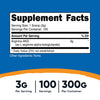 Nutricost Arginine AKG Powder 300 Grams (AAKG) - 3G Per Serving & 100 Servings - Pure Arginine Alpha Ketoglutarate (Expiry 3/01/2027)