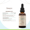 Sleepix B60 Alcohol-Free Extract Tincture, Concentrated Liquid Drops: Valerian Root, Wild Lettuce Herb, Blue Vervain Herb, Hops Flower, Passionflower Herb, St. John's Wort Herb. 2 Oz