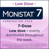 Monistat 7 Day Yeast Infection Treatment for Women, 7 Miconazole Cream Applications with Disposable Applicators, 1 Pack