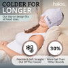 MyHalos Migraine Relief Cap, 30% Thicker, 2X More Cooling Gel, Stays Colder for Longer, Form Fitting Ice Hat, Ice Pack Head Wrap Relief, Tension Headache Relief Cap