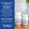 Bariatric Fusion One Per Day Bariatric Multivitamin with Iron | Easy to Swallow Capsule | Vitamin for Bariatric Surgery Patients | Gastric Bypass and Sleeve Gastrectomy | 90 Count | 3 Month Supply