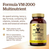 Solgar Formula VM-2000 (Multinutrient System), 180 Tablets - Premium Quality Multiple - Contains Zinc - Supports A Healthy Immune System - Vegan, Dairy Free, Kosher - 90 Servings