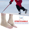 CRS Cross Ankle Malleolar Gel Sleeves - Padded Skate Sock with Ankle Bone Pads for Figure Skating, Hockey, Inline, Roller, Ski, Hiking or Riding Boots. Ankle protector cushion. (X-Large)