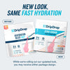 DripDrop Hydration - Zero Sugar Peach - Electrolyte Drink Mix Single Serve Hydration Powder Packets | Keto & Paleo Friendly | Non-GMO, Gluten Free, Vegan | 32 Sticks