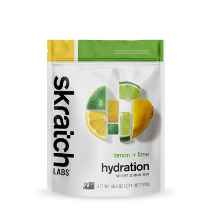 Skratch Labs Hydration Powder | Sport Drink Mix | Electrolytes Powder for Exercise, Endurance, and Performance | Lemon + Lime | 60 Servings | Non-GMO, Vegan, Kosher