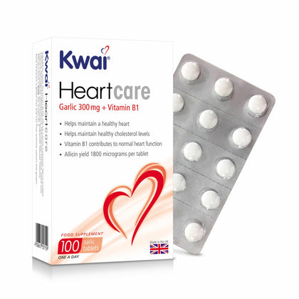 Kwai Heart Care Garlic 300mg (one-a-day), 100 tablets