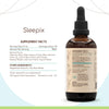 Sleepix B120 Alcohol-Free Extract Tincture, Concentrated Liquid Drops: Valerian Root, Wild Lettuce Herb, Blue Vervain Herb, Hops Flower, Passionflower Herb, St. John's Wort Herb. 4 Oz