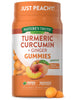 Nature's Truth Vegan Turmeric Curcumin Gummies | 70 Count | Plus Ginger | Peach Flavor | Non-GMO & Gluten Free Supplement