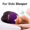 Sleep Mask for Side Sleeper, Upgraded 3D Contoured Cup Eye mask Blindfold for Man Women, Block Out Light, Eye mask with Adjustable Strap, Breathable & Soft for Sleeping, Yoga, Traveling (Purple)