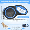 Quick Release Lead Automatic Retractable Pet Dog Leash Lock Polyester Tape 5mm Dog Chain 360° Tangle-Free, Anti-Slip Dog Rope, Pet Accessories (Used-Like New)