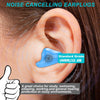 Silicone Ear Plugs for Sleeping Swimming,Reusable Moldable Noise Cancelling Earplugs for Shooting Range, Swimmers, Snoring, Airplanes, Travel, Work, Studying, (16-Pillows)