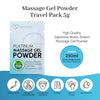 5 x Premium Nuru Massage Gel Powder | 5g Travel Sachet Makes 500ml/ 16.9 fl oz | Made in Japan Paraben & Glycerine Free