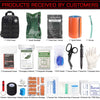 Ifak Trauma Kit, 74 Piece Upgrade Tactical First Aid Supplies, Molle Ifak Pouch Rip Away Refill Supplies for Survival Camping Hiking Travel