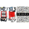 Northwest The Company - Friends TV Show How You Doin' & Pivot NYC Fleece Throw Blanket, Soft and Cozy Lightweight Plush Fabric Bed Cover and Room Décor - Size 45inx 60in