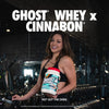 GHOST Whey Protein Powder, Cinnabon - 2LB Tub, 25G of Protein - Cinnamon Roll Flavored Isolate, Concentrate & Hydrolyzed Whey Protein Blend - Post Workout Shakes - Soy & Gluten Free