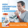 Doctor's BEST High Absorption CoQ10 with BioPerine, Heart Health & Energy Production, Naturally Fermented, Vegetarian, Gluten Free, 200 mg, 60 Veggie Softgels