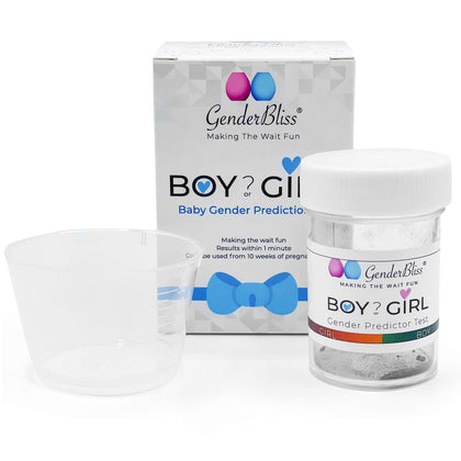 GenderBliss® Gender Prediction Test Kit - Early Pregnancy Boy or Girl Gender Reveal Home Test - Non-invasive Safe for Mother and Baby. Find Out Your Babies Gender as Early as 10 Weeks!