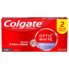 Colgate Optic White Advanced Teeth Whitening Toothpaste, 2% Hydrogen Peroxide Toothpaste, Icy Fresh, 4.5 Oz, 2 Pack