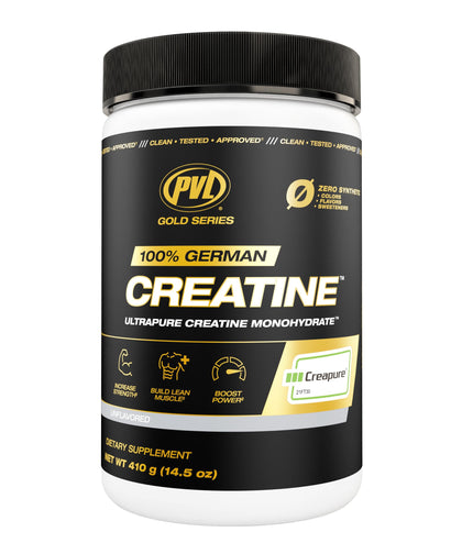 PVL Creapure Creatine - 100% Pure German Creatine monohydrate Powder - 82 Servings - 410 g