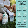 Keto Chow - Daily Minerals Drops - Promotes Electrolyte Balance - Copper, Magnesium, Chromium, Zinc, Boron, Selenium - Zero Sugar - Keto Friendly - Gluten Free - Vegan - Non GMO - Travel Size - 32 oz