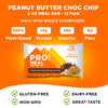 PROBAR - Meal Bar, Peanut Butter Chocolate Chip, Non-GMO, Gluten-Free, Healthy, Plant-Based Whole Food Ingredients, Natural Energy (12 Count)