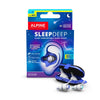 Alpine SleepDeep Multisize - Soft Ear Plugs for Sleeping and Concentration - New 3D Oval Shape and Noise Reducing Gel for Better Attenuation - 27dB - Ideal for Side Sleeper - 2-Pair Reusable: S + M/L