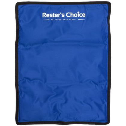 Rester's Choice Ice Pack for Injuries Reusable - (Standard Large: 11x14.5) for Hip, Shoulder, Knee, Back - Hot & Cold Compress for Swelling, Bruises, Surgery - Heat & Cold Therapy