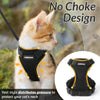 rabbitgoo Cat Harness and Leash for Walking, Escape Proof Soft Adjustable Vest Harnesses for Cats, Easy Control Breathable Reflective Strips Jacket, Black, XS