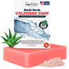 Natural Instant Itch Relief Soap Bar - Calming Calamine Soap for Itchy Skin, Bug Insect Mosquito or Ant Bite, Eczema, Poison Ivy Rash, Chicken Pox - Pure Raw Anti-Itch Defense Cleansing Skincare