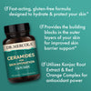 Dr. Mercola Ceramides for Skin Hydration, 30 Servings (30 Capsules), 5 mg Per Capsule, Dietary Supplement, Promotes Skin Appearance, Non-GMO