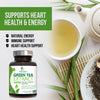 Green Tea Extract Capsules 1000mg 98% Standardized EGCG - 3X Strength for Natural Energy - Heart Support with Polyphenols - Gentle Caffeine - 240 Capsules