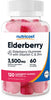 Nutricost Elderberry Gummies 100mg with Zinc & Vitamin C 120 Gummies, 60 Servings - Gluten Free, No Corn Syrup