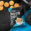 Protein Chips, 14g Protein, 3g-4g Net Carbs, Gluten Free, Keto Snacks, Low Carb Snacks, Protein Crisps, Keto-Friendly, Made in USA (Sea Salt Vinegar, 4 Pack)