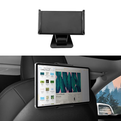 BASENOR 2024 Newest Tesla Model Y Model 3 Model S Model X LR/Plaid Tablet Holder, Headrest Tablet Mount Headrest Stand Cradle Accessories (Not Fit 2024 Model 3)