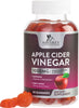 Nature's Nutrition Apple Vinegar Gummy for Weight Loss 1000mg - Vegan Apple Cider Vinegar Gummies for Detox & Cleanse, ACV Supplement Pills, Vitamin B12, Beetroot & Pomegranate, Non-GMO - 60 Gummies