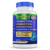 Legend Nutra Probiotics Prebiotics Postbiotics Digestive Enzymes 4 in 1 Formula 60 Count (Pack of 1)