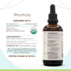 Rhodiola A120 USDA Organic Tincture | Alcohol Extract, High-Potency Herbal Drops | Certified Organic Rhodiola (Rhodiola Rosea) Dried Root (4 fl oz)