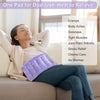 SuzziPad Microwave Heating Pad for Pain Relief, 7x16 Microwavable Heating Pads for Cramps, Muscle Ache, Joints, Neck Shoulder, Bean Bag Moist Heat Pack, Warm Compress, Purple