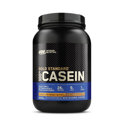 Optimum Nutrition Gold Standard 100% Micellar Casein Protein Powder, Slow Digesting, Helps Keep You Full, Overnight Muscle Recovery, Chocolate Peanut Butter, 1.87 Pound (Packaging May Vary)