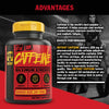 Mutant Caffeine - Pure, Restore Mental Alertness or Wakefulness When Fatigued, 240 Tablets Per Bottle