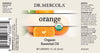 Dr. Mercola Organic Orange Essential Oil (1oz.), Refreshing, Uplifting, and Invigorating, non GMO, USDA Organic