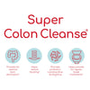 Health Plus Super Colon Cleanse 10 Day Gentle Gut Cleanse Detox, Psyllium Husk, Probiotics for Constipation Relief & Digestive Support, 60 Capsules (Expiry 1/02/2027)