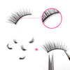 FANXITON Lashes Fluffy Natural False Eyelashes 10mm Short Wispy Cat-Eye Lashes 3D Soft Faux Mink Lashes Sets 10 Pairs Pack