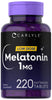 Carlyle Melatonin 1 mg | 220 Fast Dissolve Tablets | Low Dose | Vegetarian, Non-GMO, Gluten Free