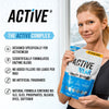 Active Wear Laundry Detergent & Soak - Formulated for Sweat and Workout Clothes - Natural Performance Concentrate Enzyme Booster Deodorizer - Powder Wash for Activewear Gym Apparel (90 Loads)