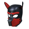 Moleney Adults Neoprene Puppy Hood Mask, Removable Cosplay Dog Full Face Pup Hood Mask