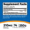 Nutricost Magnesium Citrate Powder (Peach Mango, 250 Gram)