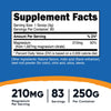 Nutricost Magnesium Citrate Powder (Fruit Punch, 250 Gram)