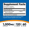 Nutricost Slippery Elm Bark Capsules 1000mg Per Serving, 120 Capsules - Non-GMO, Gluten Free, Vegetarian Friendly